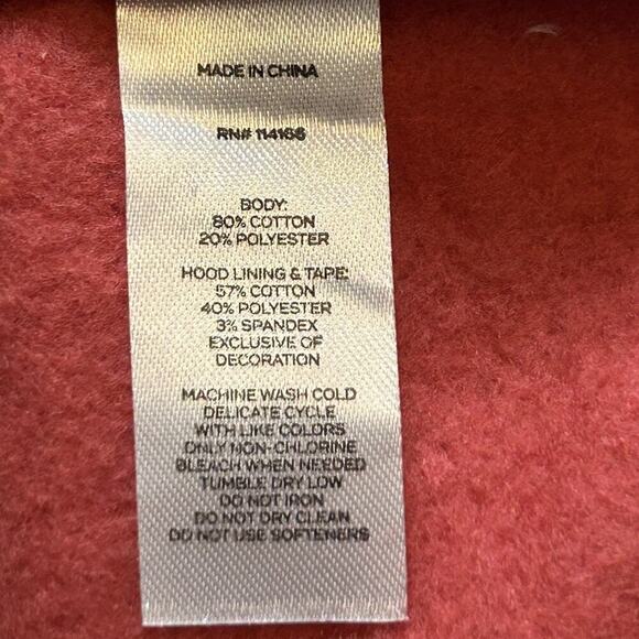 Colosseum DAYTON FLYERS Mens Sz L RED O HOOLIGAN Hoodie Waffle Stitched New NWT - Picture 9 of 10